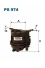 FILTRON PS974 | Mazot Filtresi 01-206-307 1.4Hdi (Isıtıcı Gırıslı)