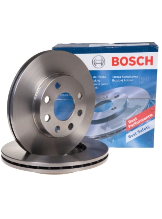 BOSCH 0986478370 | Peugeot 206 Ön Fren Disk Takımı Hava Soğutmalı
