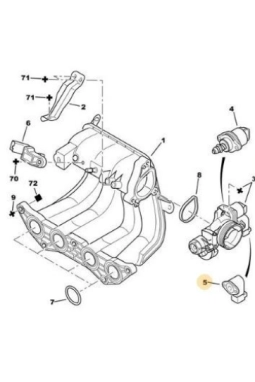 Peugeot 206 1998-2011 Gaz Kelebek Konum Sensörü Frow Marka