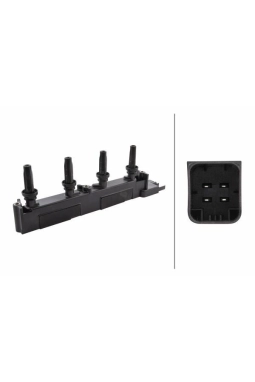 HELLA 5DA358000-891 | Ateşleme Bobini P206 Gtı P406 Ym P407 P607 P806 P307 P807 Xsara II C5 C5 II Evasıon C8 Xsara Picasso Ew10j4 (2.0 16V) 99 -