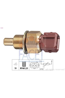 FACET 7.3321 | Su Sıcaklık Müşürü 206 306 106 Saxo Xsara Xsara Picasso Tu5jp 1.6 8V 406 Xantia Es9j4s 3.0 24V Ber