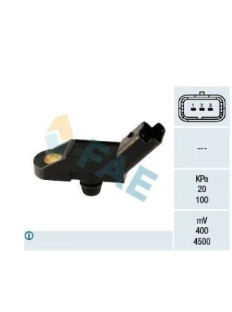 İTHAL 15009 | Peugeot 206-1998-2011 1.4 Benzinli Basınç (Map) Sensörü