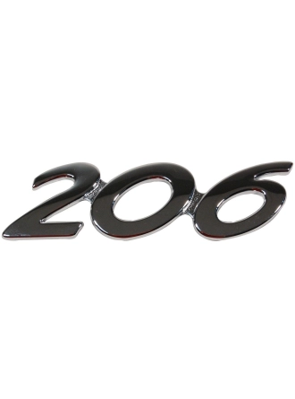 İTHAL 8663XV | Peugeot 206 Arka Bagaj 206 Yazısı Yansanayi