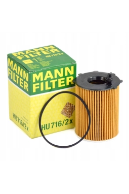 MANN HU716-2X | Peugeot 206+ Plus 1.4 Hdi 1.6 Hdi Dizel Yağ Filtresi Orijinal