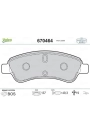 VALEO 670464 | Fren Balata Ön 02-206-207-208-301-307-2008-C2-C3-C4-Partner-Berlingo