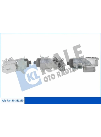 KALE 351290 | Yağ Soğutucu Komple (Aparatlı) (Ford Focus / C-Max / Fiesta / Courıer / 68-70-90-95-110-115Ps 1.4 1.5 1.6 TDCI 02-18) Peu