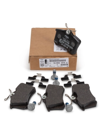 PSA 1668247480 | Peugeot 208 2012-2020 1.5 Dizel Arka Balata Takımı Orijinal