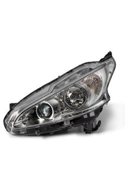 DEPO 550-1156L-LD-EM | Peugeot 208 2012-2019 Ön Sol Far Ledli Mercekli