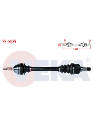 GSP 210307 | Peugeot 301 1.6 Hdi Ön Sol Aks Komple