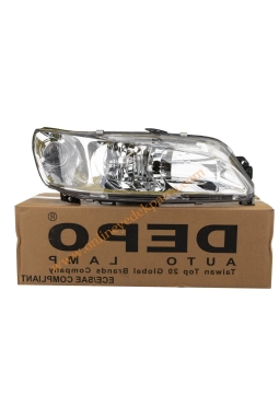 DEPO 550-1124R-LD-EM | Peugeot 306 1996-2002 Ön Sağ Far Şeffaf Tip