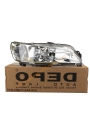 DEPO 550-1124R-LD-EM | Peugeot 306 1996-2002 Ön Sağ Far Şeffaf Tip