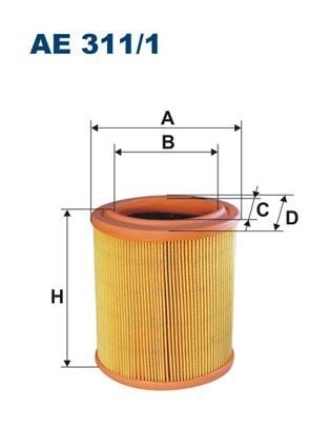 FILTRON AE311-1 | Hava Filtresi 96-106-Xsara-Saxo