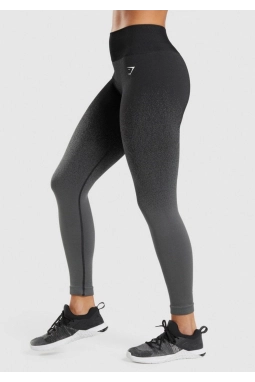 Gymshark Adapt Ombre Seamless Siyah Tayt