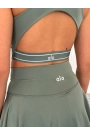 Alo Yoga Şortlu Etek Tulum Büstiyer GriTakım