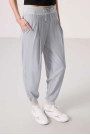 Cepli Standart Kalıp Polyester Taş Renk Kadın Pantolon