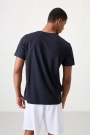 Femora O Yaka Standart Kalıp Aktif Spor Erkek T-Shirt