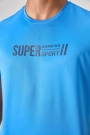 Femora O Yaka Standart Kalıp Saks Mavi Aktif Spor Erkek T-Shirt