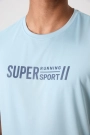 Femora O Yaka Standart Kalıp Aktif Spor Açık Mavi Erkek T-Shirt