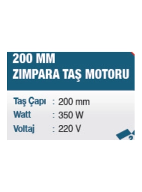 Pr 200 200 Mm Zımpara Taş Motoru