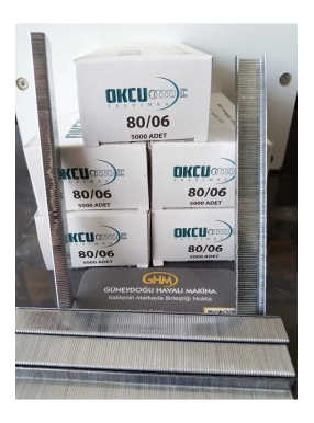 80/06 Zımba Teli 5 Paket -paket Içi Adet 5.000 Döşeme Zımba Teli