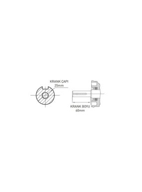 GK460 18hp Kamalı İpli Benzinli Motor