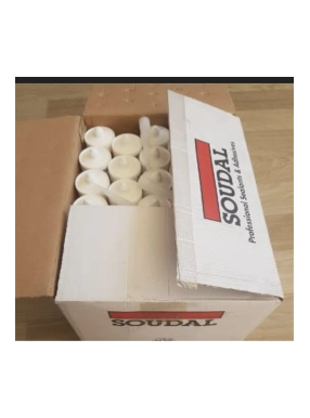 Pimapen soudal silikon mastık pencere balkon kapısı vb için kulanılır 500 gr 30 adet beyaz