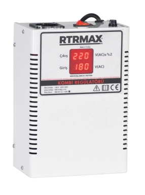 VOLTAJ REGÜLATÖRÜ 1 KVA MONOFAZE RÖLELİ TİP RTRMAX