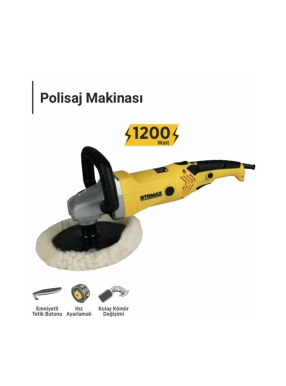 POLİSAJ MAKİNESİ 1200W 180 MM RTRMAX