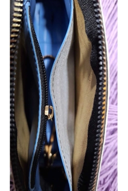 Kadın Renkli Leopar Desenli El Askılı Portföy Clutch