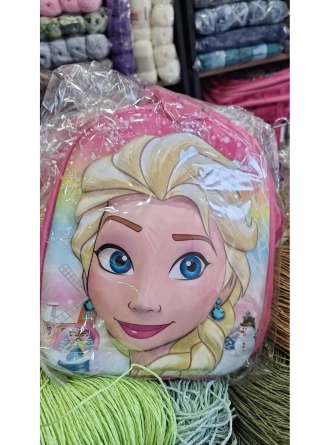Elsa 5d Kabartmalı Anaokulu Kreş Ve Günlük Kullanım Çantası