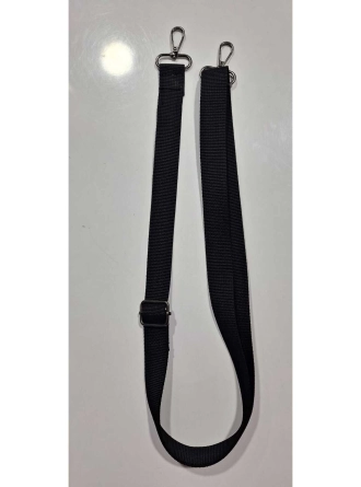 Kolon Çapraz Çanta Askısı 2.5cm Siyah kanca