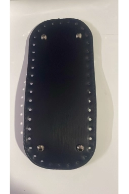 Renkli İlmekler Çanta Dikme Tabanı Oval  10x23 Ebatında