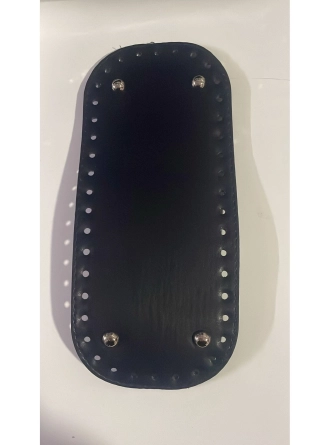 Renkli İlmekler Çanta Dikme Tabanı Oval  10x23 Ebatında