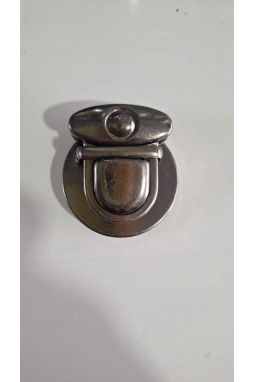 Renkli İlmekler Örgü Çanta için Geçmeli Çanta Kilidi 3.5Cm