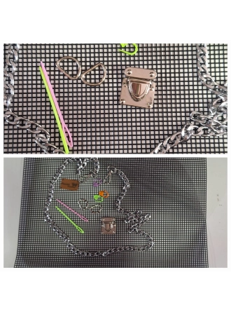 Kare Kanvas Çanta Yapım Seti 