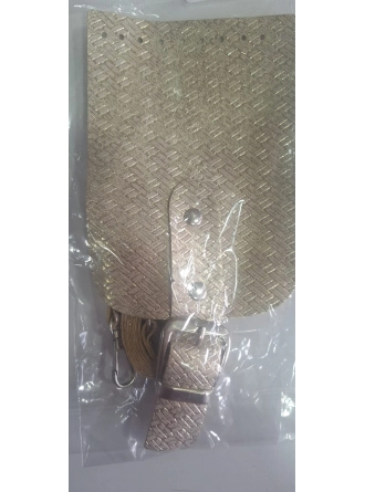 Suni Deri Örgü Makrome Oval Çanta Kapağı & Telefon Kılıfı Kapağı (Çanta Kapağı 100cm Askı)