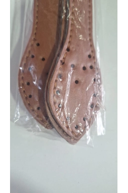 Renkli İlmekler Suni Deri Düz Model Dikme Çanta Omuz Askısı (60cm)