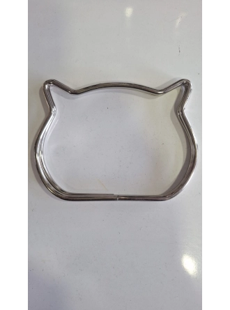 Renkli İlmekler Demir Kedili Model Dikme Çanta Spor Sapı (EN 12cm BOY 9cm)