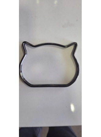 Renkli İlmekler Demir Kedili Model Dikme Çanta Spor Sapı (EN 12cm BOY 9cm)