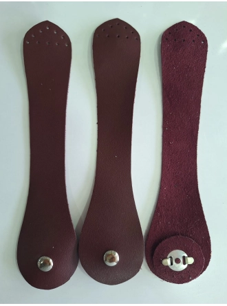  Renkli İlmekler Suni Deri Dikme Çanta Kapağı (Brit) - 21 cm