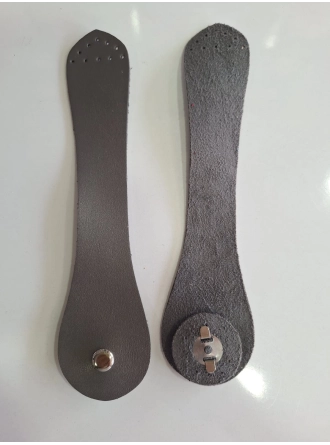  Renkli İlmekler Suni Deri Dikme Çanta Kapağı (Brit) - 21 cm