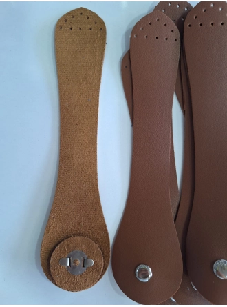  Renkli İlmekler Suni Deri Dikme Çanta Kapağı (Brit) - 21 cm