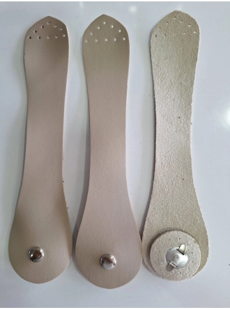  Renkli İlmekler Suni Deri Dikme Çanta Kapağı (Brit) - 21 cm