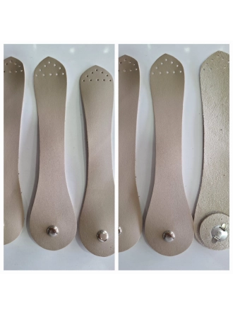  Renkli İlmekler Suni Deri Dikme Çanta Kapağı (Brit) - 21 cm