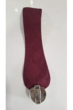  Renkli İlmekler Suni Deri Dikme Kilit Açma Çanta Kapağı (Brit) - 24 cm