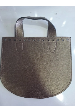 Renkli İlmekler Suni Deri Sırt Çantası Dikim Kapağı (22x19 cm)