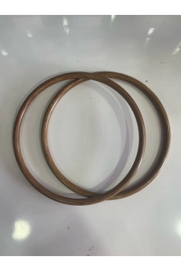 Renkli İlmekler Bambu Görünümlü Plastik Çanta Sapı (23cm Çap)