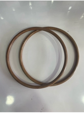 Renkli İlmekler Bambu Görünümlü Plastik Çanta Sapı (23cm Çap)