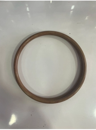 Renkli İlmekler Bambu Görünümlü Plastik Çanta Sapı (23cm Çap)