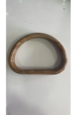 Renkli İlmekler D Model Akrilik Çanta Dikme El Sapı  En 13 cm
